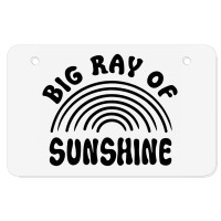 Big Ray Of Sunshine Atv License Plate | Artistshot