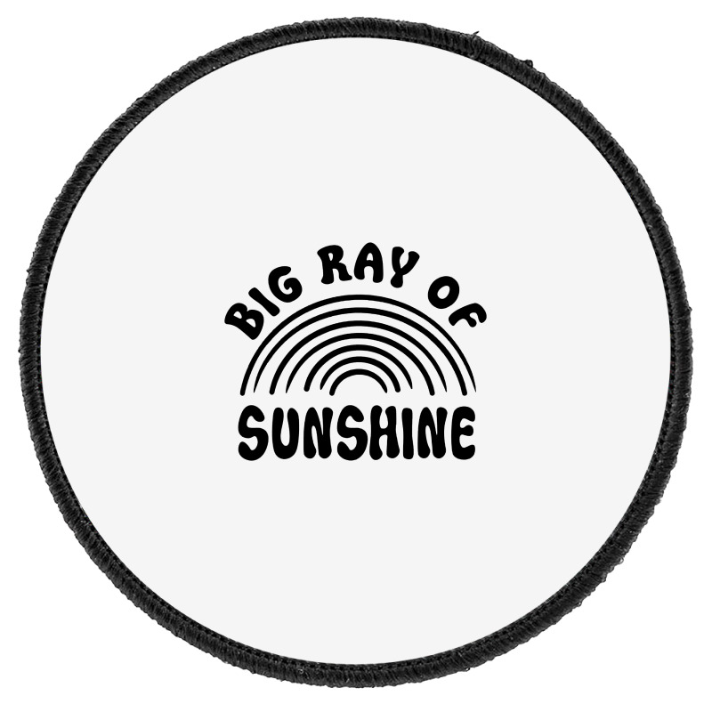 Big Ray Of Sunshine Round Patch by Nicole Tees | Artistshot