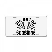 Big Ray Of Sunshine License Plate | Artistshot