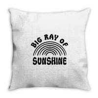 Big Ray Of Sunshine Throw Pillow | Artistshot