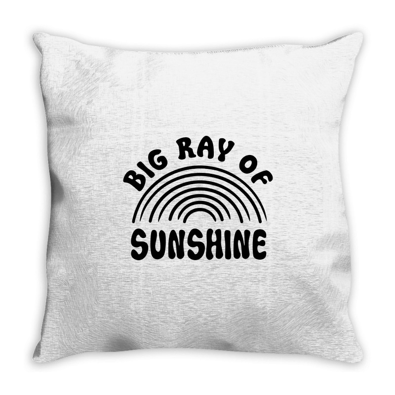 Big Ray Of Sunshine Throw Pillow by Nicole Tees | Artistshot