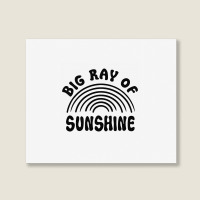 Big Ray Of Sunshine Landscape Canvas Print | Artistshot