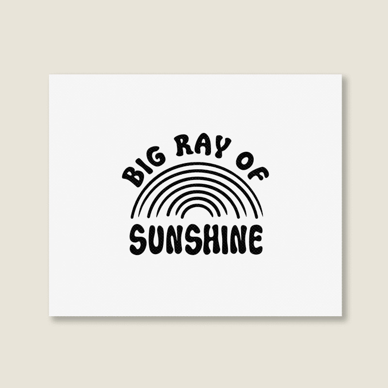 Big Ray Of Sunshine Landscape Canvas Print by Nicole Tees | Artistshot