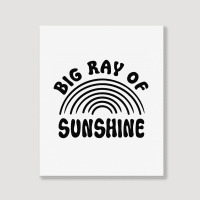 Big Ray Of Sunshine Portrait Canvas Print | Artistshot