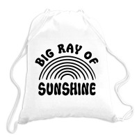 Big Ray Of Sunshine Drawstring Bags | Artistshot