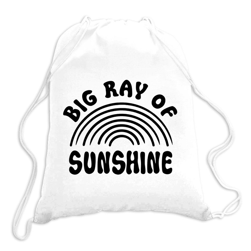 Big Ray Of Sunshine Drawstring Bags by Nicole Tees | Artistshot