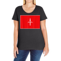 Trieste Tee Flag Souvenir Gift National Pride T Shirt Ladies Curvy T-shirt | Artistshot