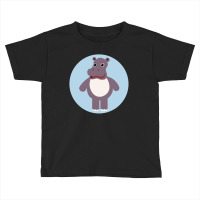 Animal Aset - Hippopotamus Character Toddler T-shirt | Artistshot