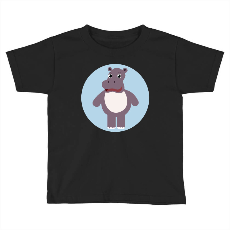 Animal Aset - Hippopotamus Character Toddler T-shirt by vasu4christ | Artistshot