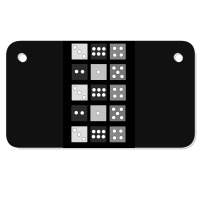 Box Pattern Black Motorcycle License Plate | Artistshot