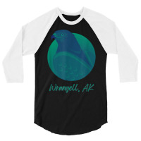 Wrangell Ak Osprey Sea Green Raptor Ocean Bird T Shirt 3/4 Sleeve Shirt | Artistshot