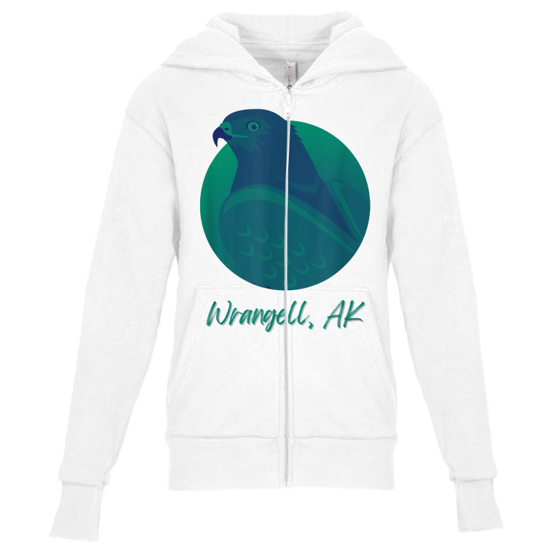 Wrangell Ak Osprey Sea Green Raptor Ocean Bird T Shirt Youth Zipper Hoodie by WarnekeRashae | Artistshot