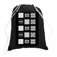 Box Pattern Black Drawstring Bags | Artistshot