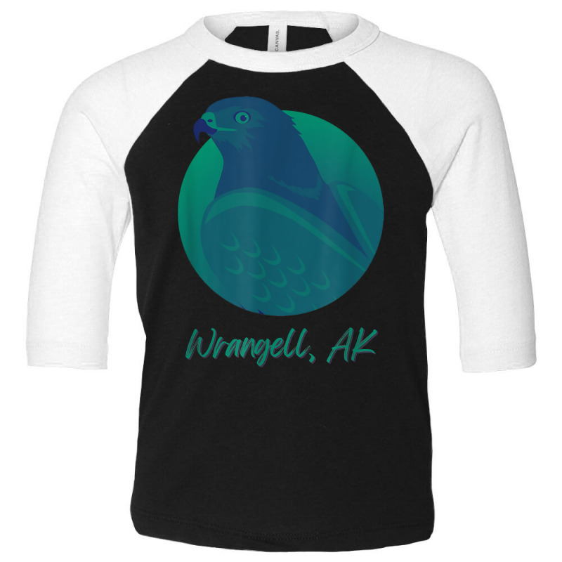 Wrangell Ak Osprey Sea Green Raptor Ocean Bird T Shirt Toddler 3/4 Sleeve Tee by WarnekeRashae | Artistshot