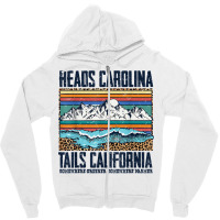 Vintage Heads Carolina Tail California Summer Beach Paradise T Shirt Zipper Hoodie | Artistshot