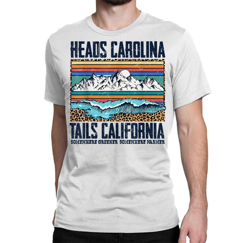 Vintage Heads Carolina Tail California Summer Beach Paradise T Shirt Classic T-shirt by ReagerAero | Artistshot