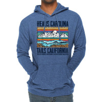 Vintage Heads Carolina Tail California Summer Beach Paradise T Shirt Lightweight Hoodie | Artistshot