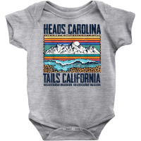 Vintage Heads Carolina Tail California Summer Beach Paradise T Shirt Baby Bodysuit | Artistshot