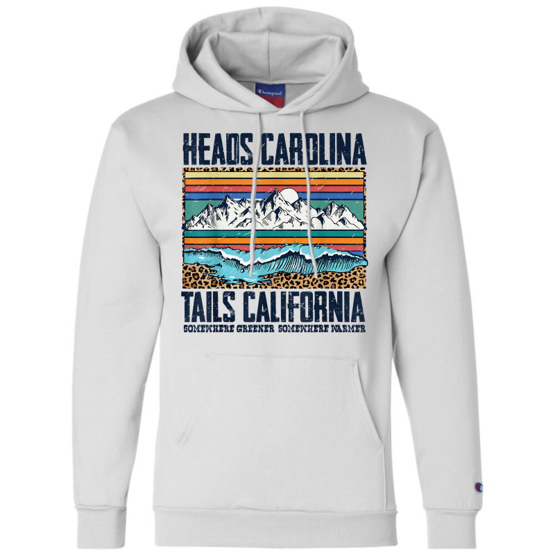 Vintage Heads Carolina Tail California Summer Beach Paradise T Shirt Champion Hoodie by ReagerAero | Artistshot