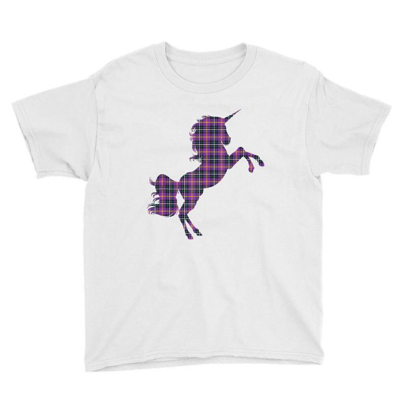 Scotsman Scotland Unicorn Plaid Tartan Day Scottish Unicorn Youth Tee by thutrang92 | Artistshot