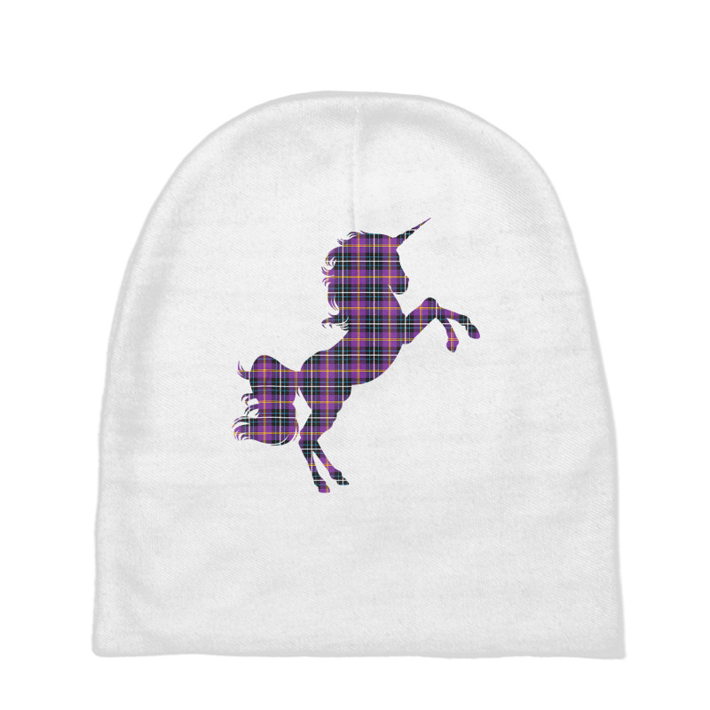 Scotsman Scotland Unicorn Plaid Tartan Day Scottish Unicorn Baby Beanies by thutrang92 | Artistshot