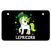 St Patricks Day Unicorn  Lepricorn Atv License Plate | Artistshot