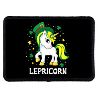 St Patricks Day Unicorn  Lepricorn Rectangle Patch | Artistshot