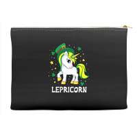 St Patricks Day Unicorn  Lepricorn Accessory Pouches | Artistshot