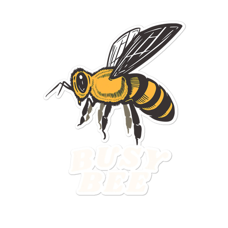 Bee Beekeeper Busy Bee Plant Lover Hipster Bees Queen Garden Gardening Sticker | Artistshot