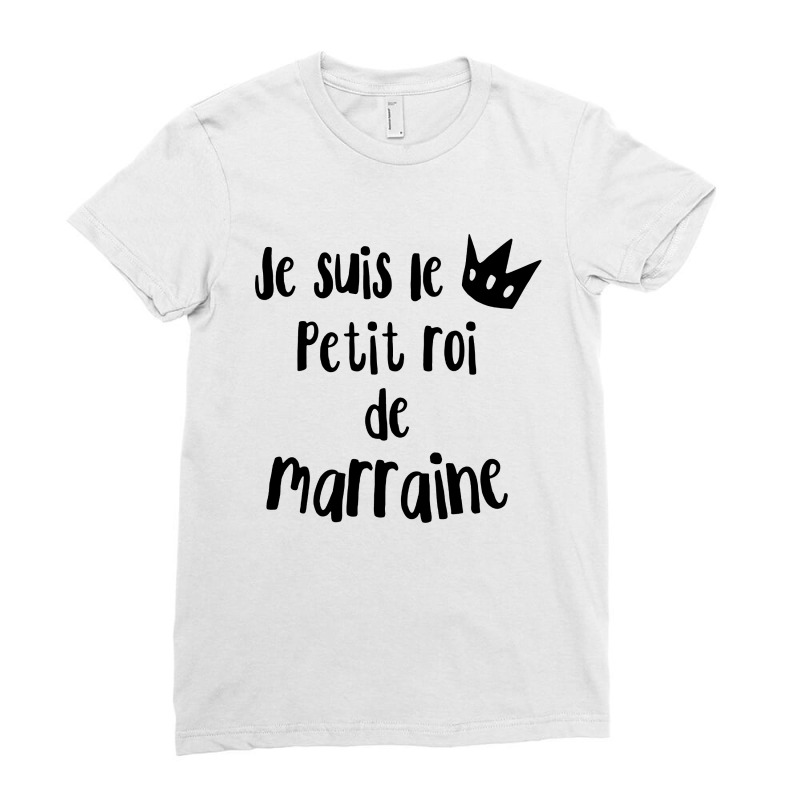 Enfant Je Suis Le Petit Roi Ladies Fitted T-Shirt by Nicole Tees | Artistshot