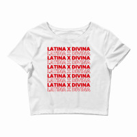 Latin Divine Printed T-shirt Crop Top | Artistshot