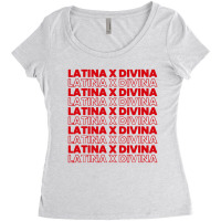 Latin Divine Printed T-shirt Women's Triblend Scoop T-shirt | Artistshot