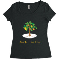 Peach Tree Dish Sarcastic Witty Humor Petri Dish Long Sleeve Women's Triblend Scoop T-shirt | Artistshot