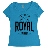 I Believe In The Royal Family Women's Triblend Scoop T-shirt | Artistshot