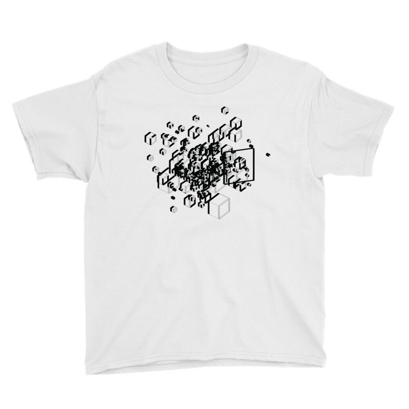 3d Futuristic Bg White Youth Tee by mylittleartsym | Artistshot