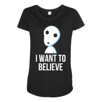 Believe In Spirits Maternity Scoop Neck T-shirt | Artistshot