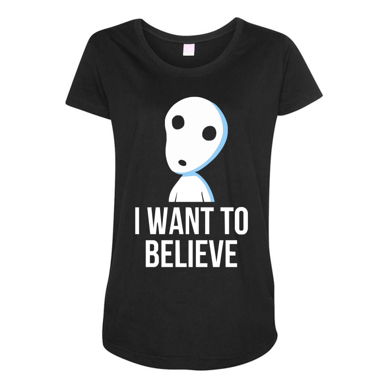 Believe In Spirits Maternity Scoop Neck T-shirt by Dony_store | Artistshot