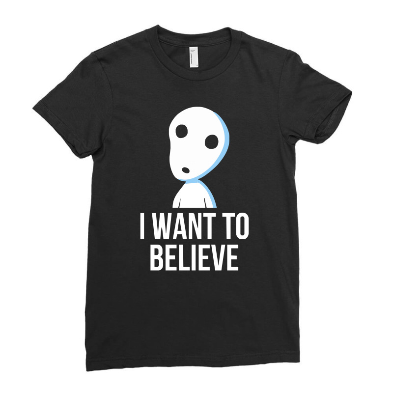 Believe In Spirits Ladies Fitted T-Shirt by Dony_store | Artistshot