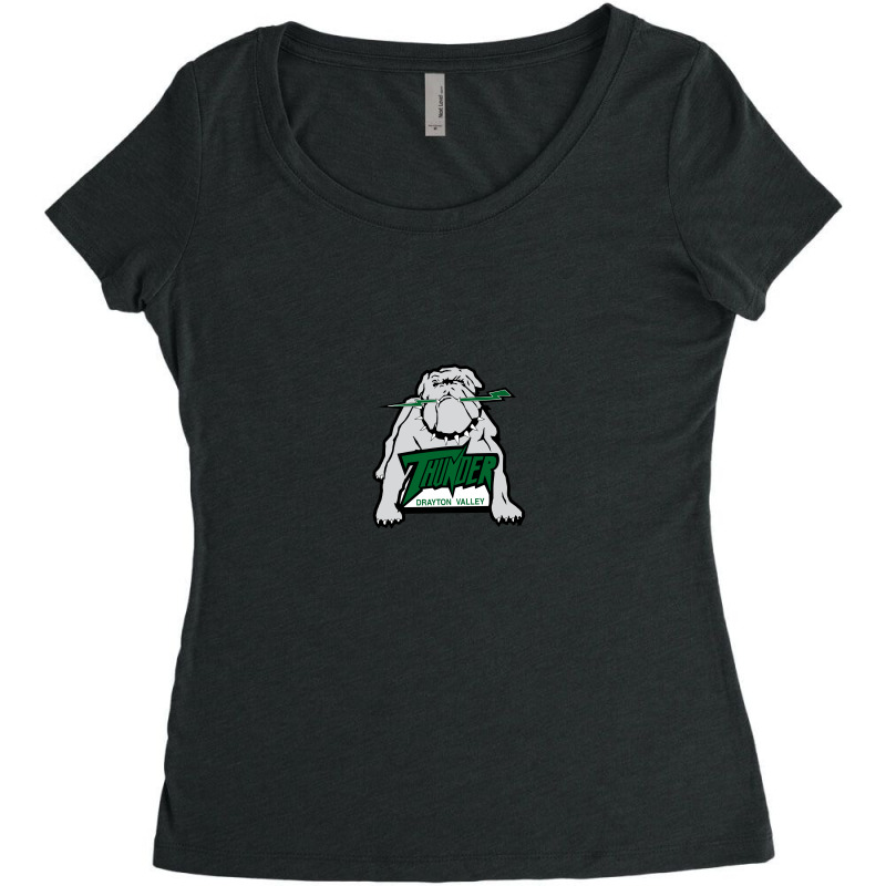 Drayton Valley Thunder Women's Triblend Scoop T-shirt by dumbo1475 | Artistshot