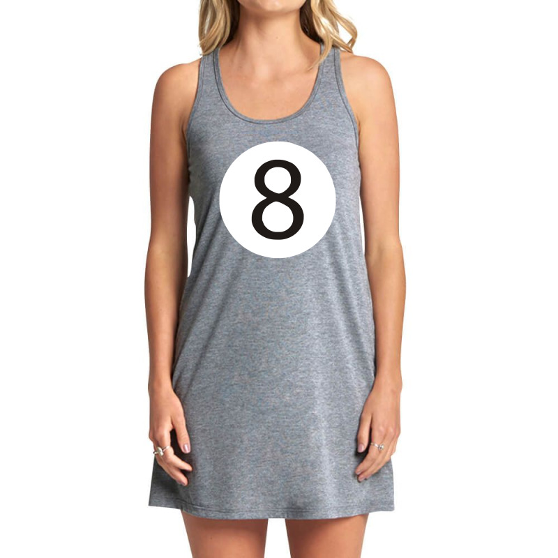 Black Eight Billiards Tank Dress by Dony_store | Artistshot