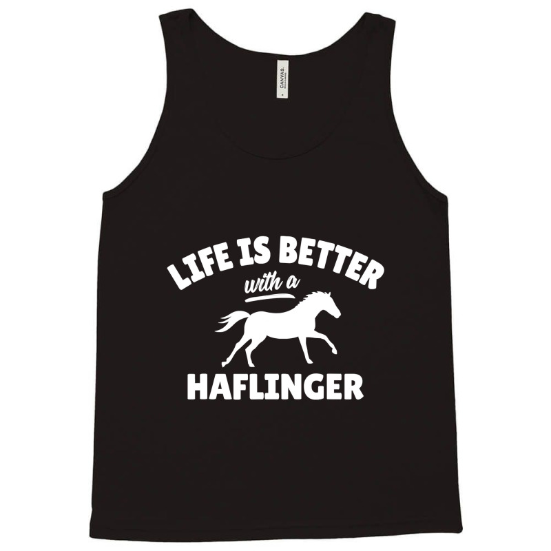 Haflinger Rider T Shirt Equestrian Horse Riding Gift Tank Top | Artistshot