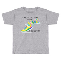 Run 1 Transparent Text 1 Toddler T-shirt | Artistshot