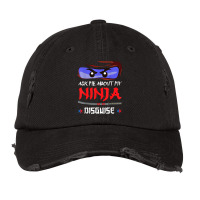 Ask Me About My Ninja Disguise, Ninja Eyes Brick For Kids T Shirt Vintage Cap | Artistshot