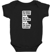 Real Change Enduring Change Happens One Step At A Time Ruth Bader Gins Baby Bodysuit | Artistshot