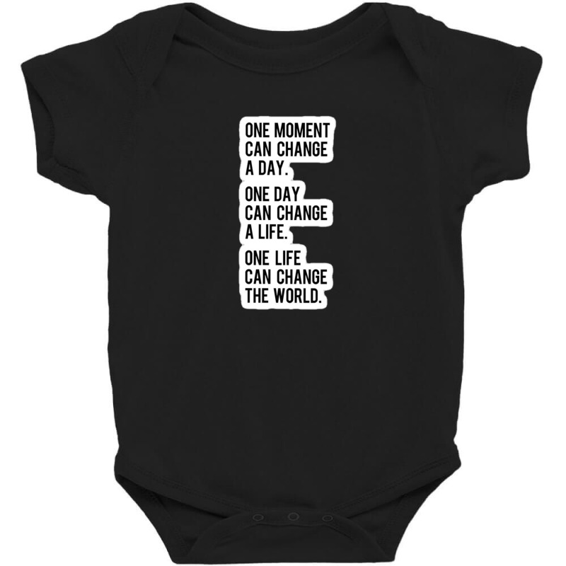 Real Change Enduring Change Happens One Step At A Time Ruth Bader Gins Baby Bodysuit by zuwita55 | Artistshot