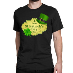 leaf green st patricks day hat Classic T-shirt | Artistshot