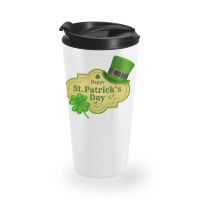 Leaf Green St Patricks Day Hat Travel Mug | Artistshot