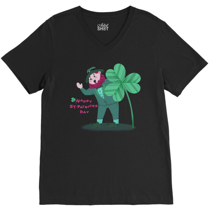 Say Hello  St Patricks Day V-neck Tee | Artistshot