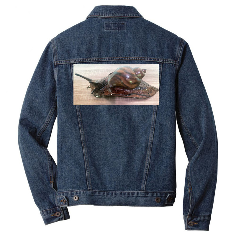 Snail Art Men Denim Jacket by argo | Artistshot