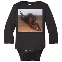 Snail Art Cute Nature Snails T Shirt Long Sleeve Baby Bodysuit | Artistshot